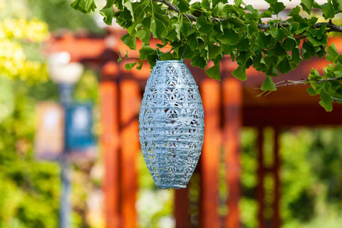 Stella Wildflower Pod 15" Solar Lantern - Sage Allsop Home & Garden