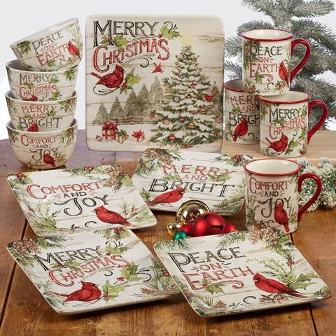 Evergreen Christmas Mug 16 oz. asst. Certified International