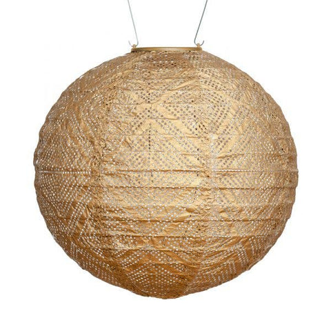 Stella Market 12" Globe Solar Lantern - Bronze Allsop Home & Garden