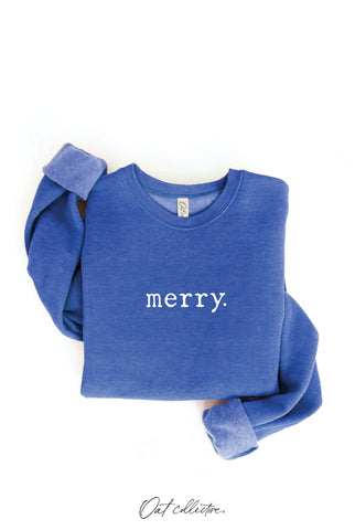 MERRY. Graphic Sweatshirt  : DARK H.SAGE / XL OAT COLLECTIVE