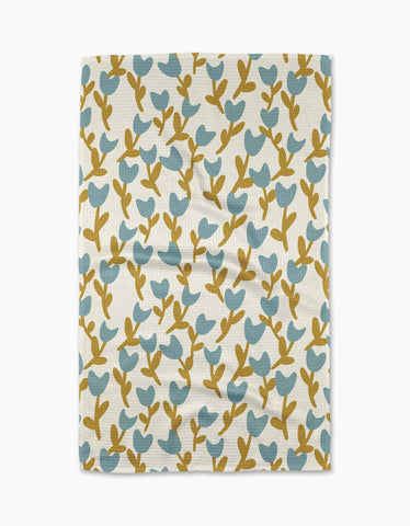 Tulip Garden Tea Towel Geometry