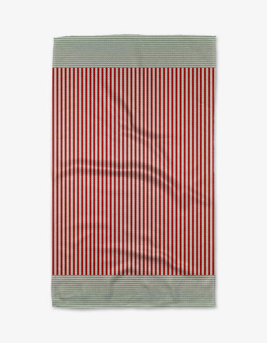 Mrs.Clause Stripe Tea Towel Geometry