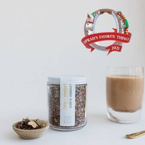 Lavender Nights - Caffeine Free Rooibos Lavender Tea: 2.5oz The Chai Box