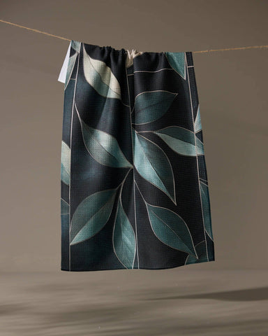 Modern Organic Tea Towel Geometry