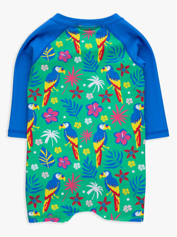 Baby Boys Parrot Palms Long Sleeve One Piece Rash Guard Swimsuit
: Green / 12-18m RuffleButts + RuggedButts