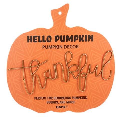 Thankful SCRIPT STAKE DECOR Ganz