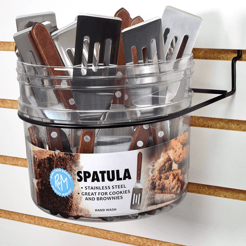 Wall Bucket Refill Slotted Spatula /24 R&M International