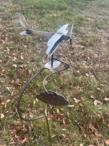 Da' Plane Recycled Flatware Outdoor Decor Pauls Metal Petals