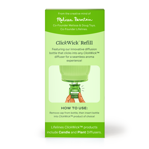 ClickWick Herbal Refill- For Candle/ Plant/Shower Diffusers Lifelines