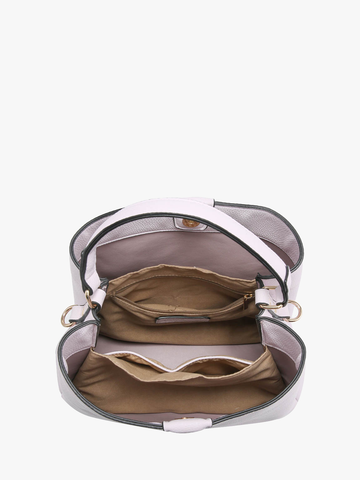 M1951 Tati Monogrammable Satchel w/ Shoulder Strap: Brown Jen & Co.