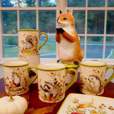Woodland Critters Fall Mug 18 oz. asst. Certified International