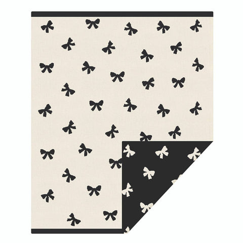 Plush Blanket - Bow: 50% Cotton, 50% Polyester / 30" x 40" Stephan Baby by Creative Brands