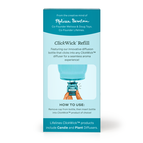 ClickWick Crisp Mountain Air Refill- For Candle/Plant/Shower Lifelines