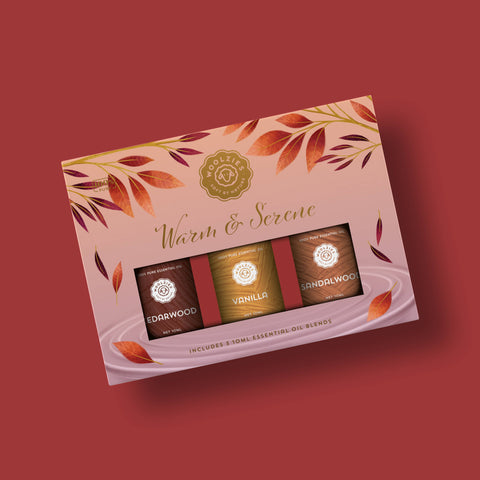 Warm & Serene Essential Oil Trio Woolzies