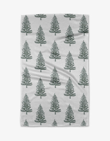 Frosted Trees Tea Towel Geometry