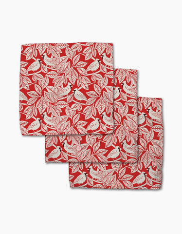 Cardinal Canopy Dishcloth Set Geometry