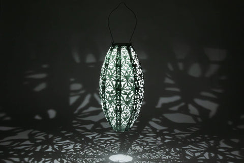 Stella Wildflower Pod 15" Solar Lantern - Sage Allsop Home & Garden