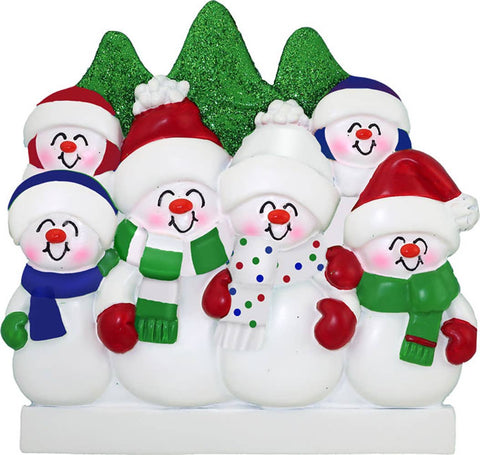 Snowmen Family: 2 Ornament Central