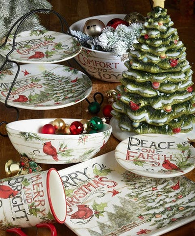 Evergreen Christmas Mug 16 oz. asst. Certified International