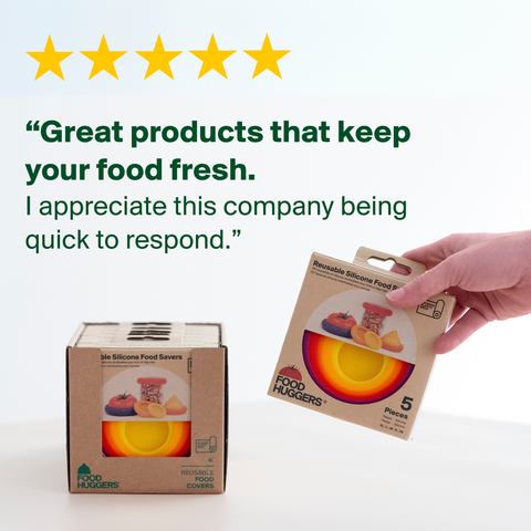 Reusable Silicone Food Savers – Terra Cotta (Set of 5) Food Huggers