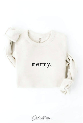 MERRY. Graphic Sweatshirt  : DARK H.SAGE / S OAT COLLECTIVE