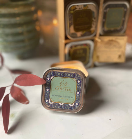 Moroccan Teakwood: 2-in-1 Soy Lotion Candle: Medium - 6 oz Creative Energy Candles