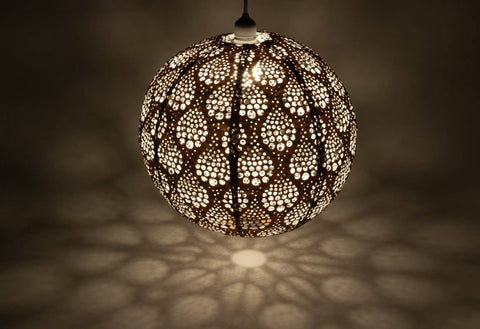 Stella Nova Outdoor Pendent Light - Dewdrop 18" Copper Allsop Home & Garden