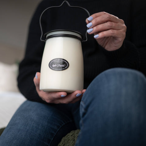 22 oz Butter Jar Candle: Apple Strudel Milkhouse Candle Company
