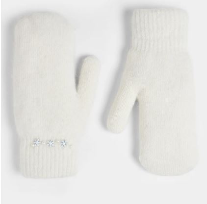 Darling Snowflake Embellished Mittens TGB Brands