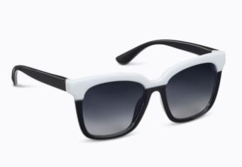 Frenchy Polarized Sun - Black/White Peepers