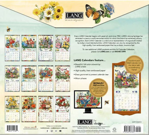 2026 GARDEN BOTANICALS LANG WALL CALENDAR Lang Companies, Inc