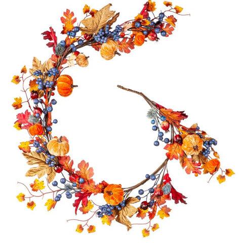 HARVEST PUMPKIN GARLAND Evergreen Enterprises