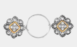 Embrace Patented Fashion Fastener - Silver/Gold TGB Brands