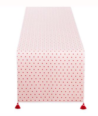 All My Love Stripe Jacquard Table Runner Design Imports