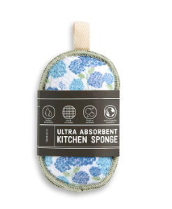 Hydrangea Absorbent 2 sided Sponges Demdaco