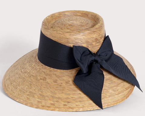 Joliet Black Bow Hat Tula