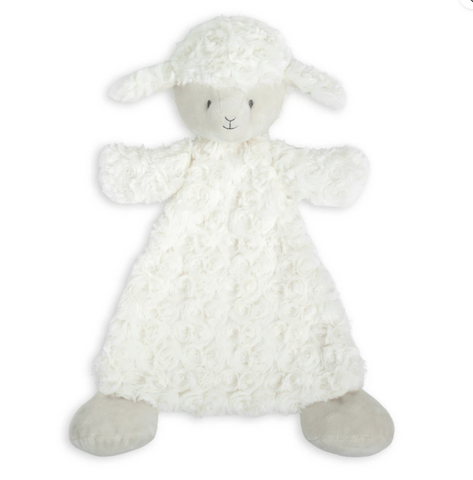 Dolly Lamb Rattle Blankie Demdaco