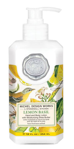 MDW Lemon Basil Hand and Body Lotion Stonewall Kitchen