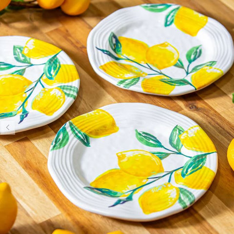 Coastal Citrus Melamine Salad Plate, 9"L Evergreen Enterprises