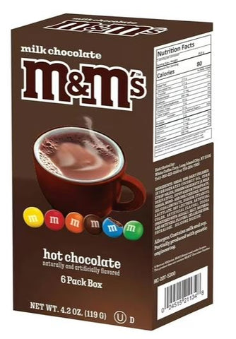 M&M HOT CHOCOLATE STICK 4.2oz White Coffee
