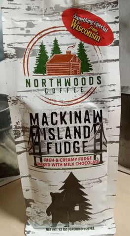 Mackinac Island Fudge Coffee  12oz Northwoods Coffee
