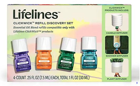 Lifelines Essential Oil Blends ClickWick™ Refills Lifelines