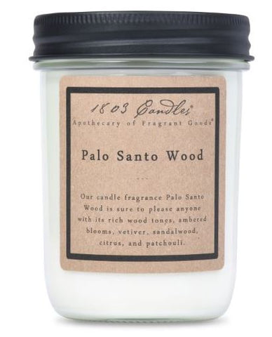 Palo Santo Wood-14oz Jar Candle 1803 Candles