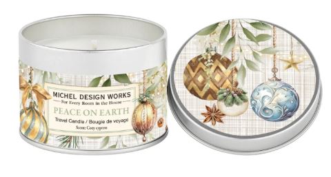 MDW Peace on Earth Travel Candle Stonewall Kitchen