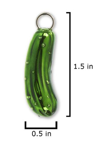 The Little Christmas Pickle Ornament Charm Ganz