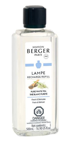 500ML-PURE WHITE TEA Lampe Berger