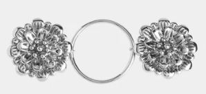 Embrace Patented Fashion Fastener - Raised Flower TGB Brands