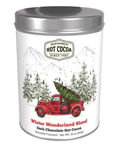 Winter Wonderland Red Truck Dark Chocolate Cocoa McSteven's