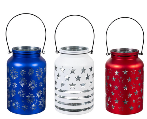 American Classics LED Glass Lantern Evergreen Enterprises