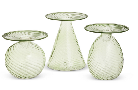 Sage Green Candle Holder RAZ Imports